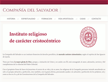 Tablet Screenshot of ciasalvador.org
